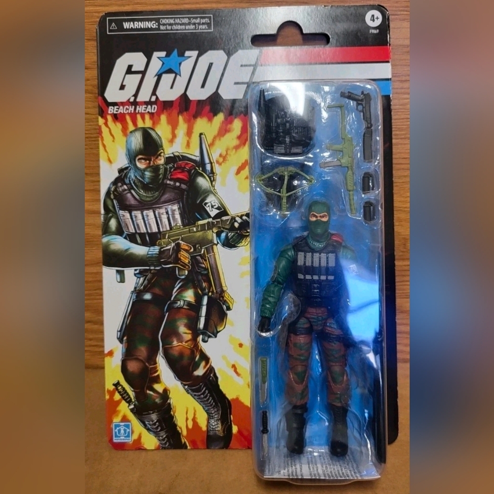 G.i Joe Retro Cardback Beach Head 6" Action Figure NEW